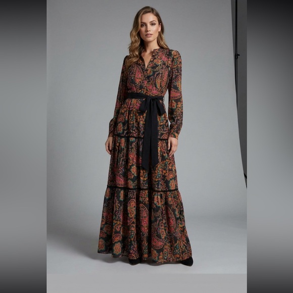 Ro’s Garden Dresses & Skirts - 100% Cotton Maxi Floral Paisley Maxi Dress autumn 🍂